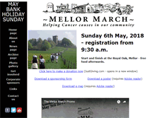 Tablet Screenshot of mellor-march.org.uk